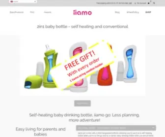 IIamo.com(2in1 iiamo baby bottle) Screenshot