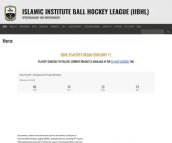 IIBHL.ca(Sportsmanship and Brotherhood) Screenshot