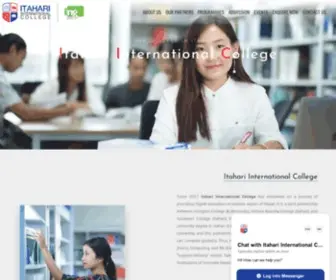 IIC.edu.np(Itahari International College) Screenshot