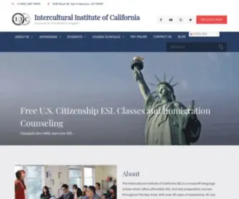 IIcesl.org(The Intercultural Institute of California) Screenshot