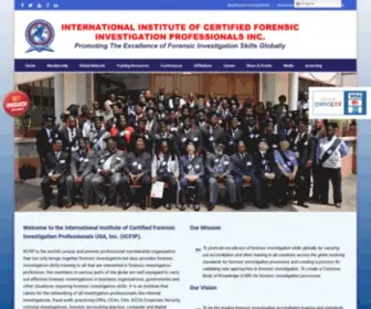 IIcfip.org(International Institute of Certified Forensic Investigation Professionals) Screenshot