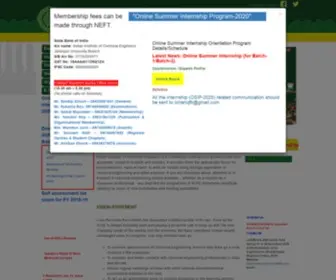 IIche.org.in(Indian Institute of Chemical Engineers) Screenshot