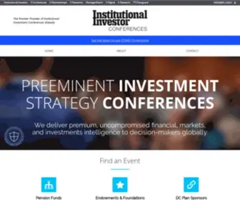 IIconferences.com(Institutional Investor Memberships and Forums) Screenshot
