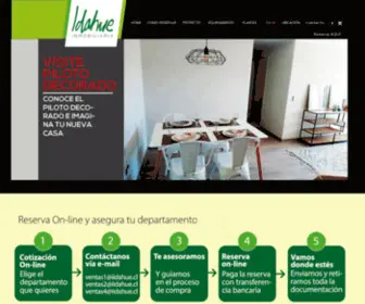 IIdahue.cl(BIENVENIDO A INMOBILIARIA IDAHUE) Screenshot