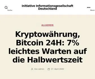 IID.de(Initiative Informationsgesellschaft Deutschland) Screenshot