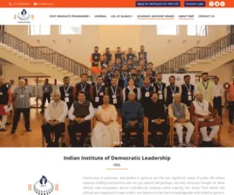 IIDL.org.in(Indian Institute of Democratic Leadership) Screenshot