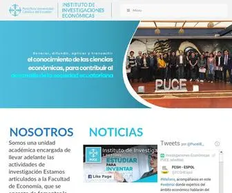 IIE-Puce.com(Instituto de investigaciones económicas) Screenshot