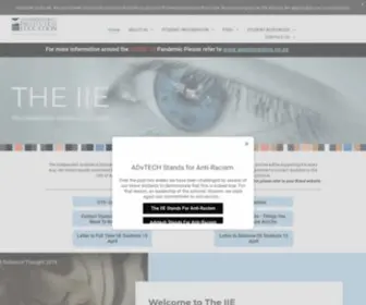 IIE.ac.za(The IIE) Screenshot