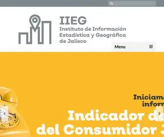IIeg.gob.mx(Instituto de Información Estadística y Geográfica del Estado de Jalisco) Screenshot