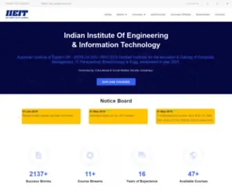 IIeit.com(Indian Institute Of Engineering And Information Technology) Screenshot