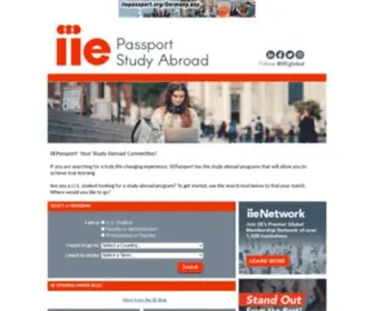IIepassport.org(Institute of International Education) Screenshot