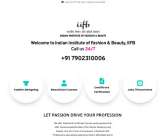 IIFB.in(Institute of Fashion & Beauty) Screenshot