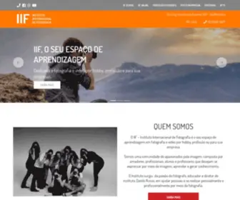 IIF.com.br(O Instituto Internacional de Fotografia oferece cursos de fotografia digital em São Paulo (SP)) Screenshot