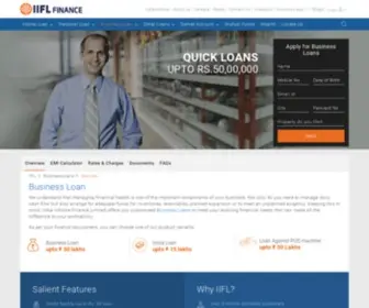 IIflfinance.com(SME Loans) Screenshot