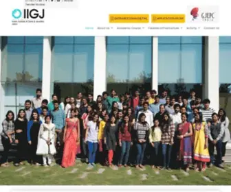 IIgjjaipur.com(Indian Institute of Gems & Jewellery) Screenshot