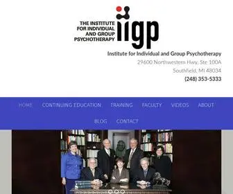 IIGP.org(Institute for Individual and Group Psychotherapy) Screenshot