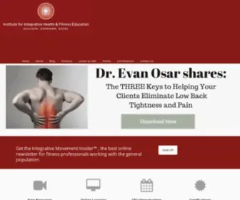 IIhfe.com(Fitness Education Seminars) Screenshot