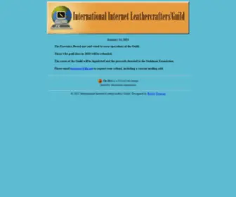 IILG.org(International Internet Leathercrafters Guild) Screenshot