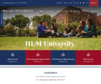 IILM.edu(Top Business Schools in India) Screenshot