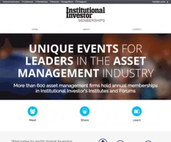IImemberships.com(Institutional Investor Memberships) Screenshot