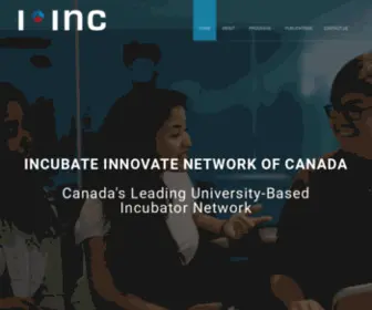 IIncanada.ca(Incubate Innovate Network of Canada (I) Screenshot