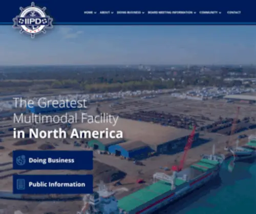 IIPD.com(The Illinois International Port District) Screenshot