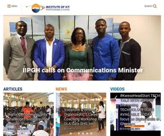 IIPGH.org(INSTITUTE OF ICT PROFESSIONALS GHANA) Screenshot