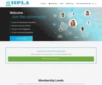 IIpla.org(International Intellectual Property Law Association) Screenshot