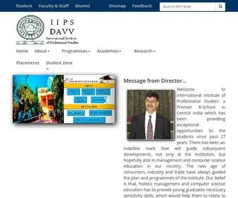 IIPS.edu.in(International Institute of Professional Studies) Screenshot