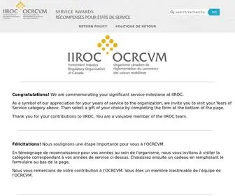 IIrocserviceawards.com(IIROC Service Awards) Screenshot