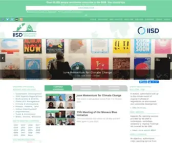 IISD.ca(IISD Reporting Services (IISD RS)) Screenshot