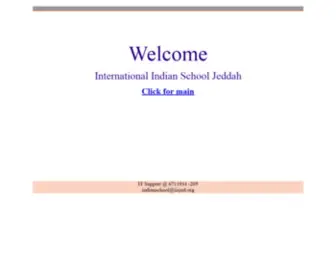 IIsjed.com(International Indian School Jeddah) Screenshot