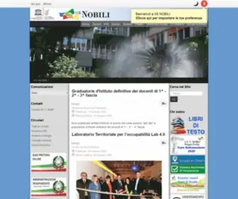 IIsnobili.edu.it(Istituto d'Istruzione superiore IIS) Screenshot