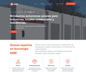 IIsol.com.mx(Brindamos soluciones solares para diferentes rubros) Screenshot