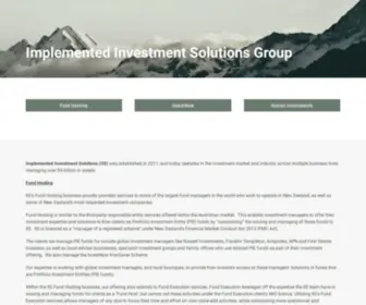 IIsolutions.co.nz(Access to world class investment solutions) Screenshot