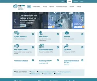 IISPV.cat(Institut d'Investigació Sanitària Pere Virgili) Screenshot