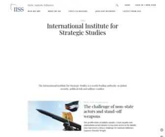 IISS.org(The International Institute for Strategic Studies) Screenshot