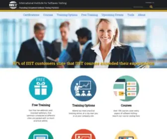 IIST.org(International Institute for Software Testing (IIST) CSTP & CTM Informational) Screenshot