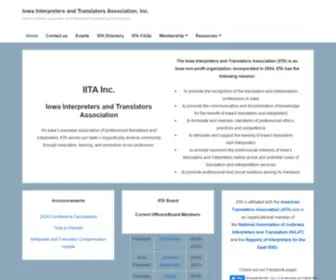 IItanet.org(Iowa Interpreters and Translators Association) Screenshot