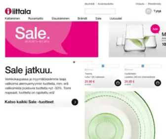 IIttalahomeshopping.com(Iittala-verkkokauppa) Screenshot