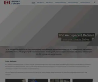 IIviad.com(II-VI Aerospace & Defense) Screenshot