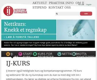 IJ.no(Institutt for Journalistikk) Screenshot