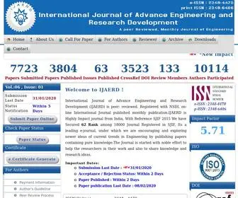 Ijaerd.com(International Journal of Advance Engineering and Research Development) Screenshot