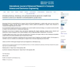 Ijarcsee.org(Ijarcsee) Screenshot