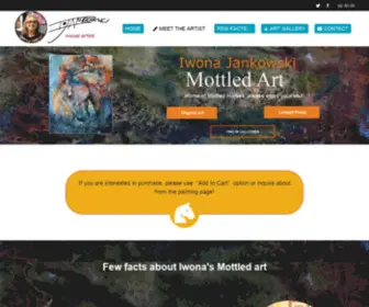 Ijartstudio.com(Home of Original Mottled Horses Art paintings and Art Studio) Screenshot