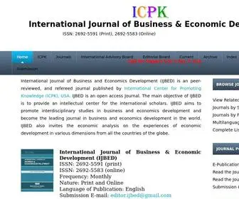 Ijbed.com(International Journal of Business & Economic Development) Screenshot