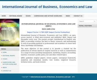 Ijbel.com(International Journal of Business) Screenshot