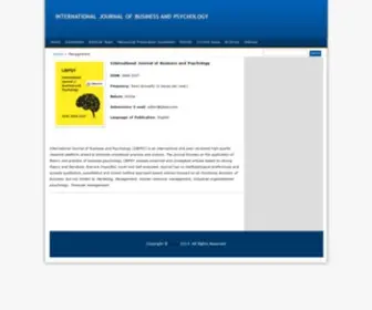 Ijbpsy.com(Journal of Management Policies and Practices) Screenshot