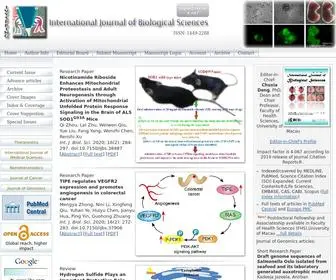IJBS.com(International Journal of Biological Sciences) Screenshot