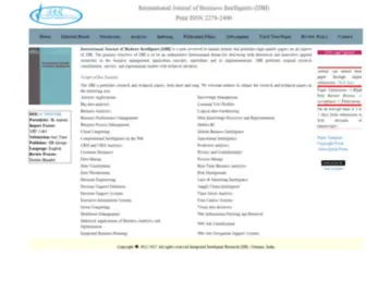 Ijbui.com(International Journal of Business Intelligents) Screenshot